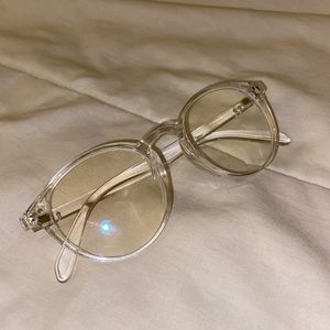 Clear blue-light eye protecting glasses